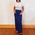 Jaser Denim Maxi Skirt - Midnight Blue - Midnight Blue