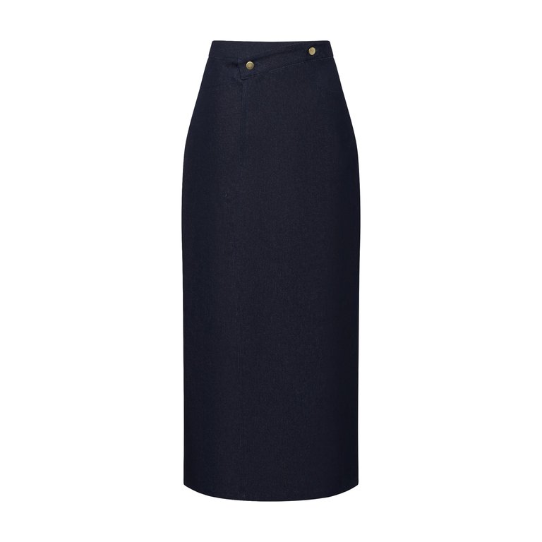 Jaser Denim Maxi Skirt - Midnight Blue