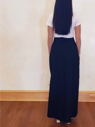 Jaser Denim Maxi Skirt - True Black