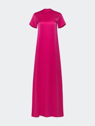 Rosemarie Cap Sleeve Gown - Pink