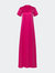 Rosemarie Cap Sleeve Gown - Pink