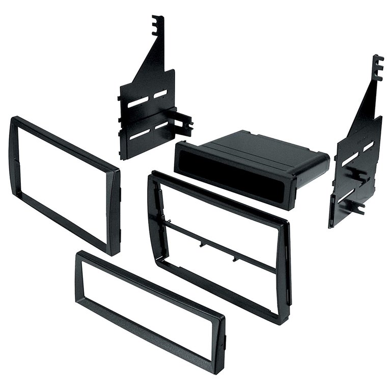 Single/Double DIN Black Stereo Dash Kit For 05-06 Nissan