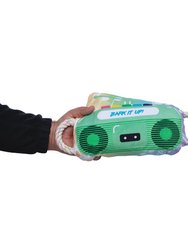 Boombox Crinkle and Squeaky Plush Dog Toy