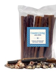 Country Living All-Natural Beef Bully Stick Dog Treats - 6" Standard (10-Pack)