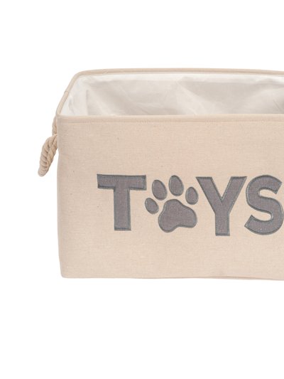 American Pet Supplies Country Living Foldable Fabric Dog Toy Storage Bin product