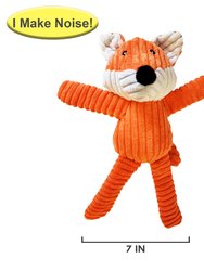 Country Living Victor The Fox Corduroy Squeaker Plush Dog Chew Toy
