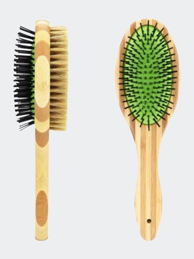 American Pet Supplies Dual Sided Dog Bamboo Grooming Brush product