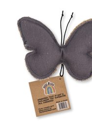 Eco-Friendly Butterfly Canvas And Jute Dog Toy