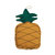 Eco-Friendly Pineapple Canvas and Jute Dog Toy