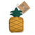Eco-Friendly Pineapple Canvas and Jute Dog Toy