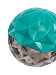 Geometric Design Textured Ball Dog Chew Toy - Small
