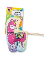 Llama Crinkle And Squeaky Plush Dog Toy