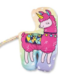 Llama Crinkle And Squeaky Plush Dog Toy