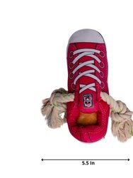 Squeaking Comfort Plush Sneaker Dog Toy Set - Pink/Blue