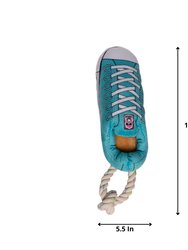 Squeaking Comfort Plush Sneaker Dog Toy Set - Pink/Blue