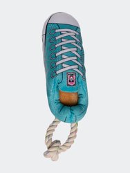 Squeaking Comfort Plush Sneaker Dog Toy - Blue