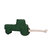 Vegan Leather Green Tractor Eco Friendly Dog Toy