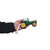 Vegan Leather Green Tractor Eco Friendly Dog Toy