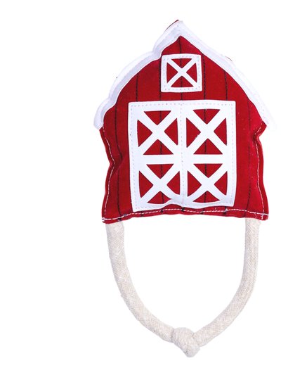 American Pet Supplies Vegan Leather Red Barn Eco Friendly Dog Chew Toy product