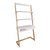 Freestanding Ladder Desk With Drawer - Natural Maple/White