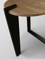Sundial Contemporary Round End Table
