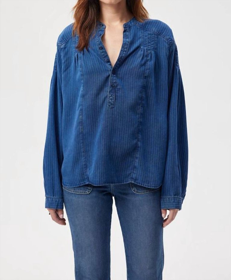 Helena Shirt In Indigo - Indigo