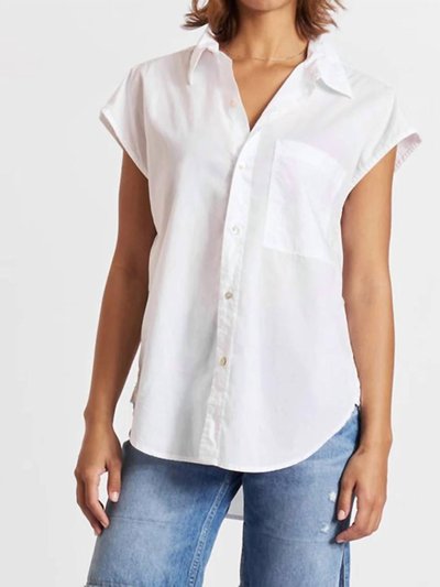 AMO Ruth Sleeveless Shirt In White product
