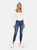 Twist Seam Mid Rise Ankle Skinny Jeans