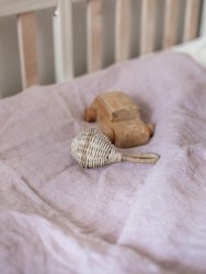 Linen baby bedding