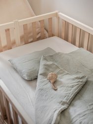 Linen baby bedding