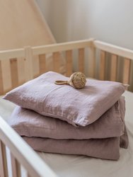 Linen baby bedding