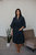 Linen Bathrobe Midnight