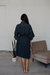 Linen Bathrobe Midnight