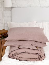 Linen bedding set in Beige - Beige