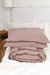 Linen bedding set in Beige - Beige