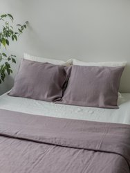 Linen bedding set in Dusty Lavender