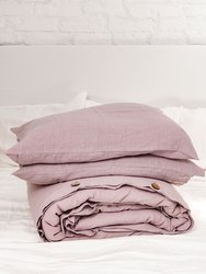 Linen bedding set in Dusty Rose - Dusty Rose