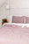 Linen bedding set in Dusty Rose