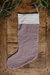 Linen Christmas Stocking