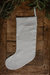 Linen Christmas Stocking