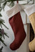 Linen Christmas Stocking