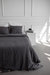 Linen duvet cover in Charcoal