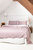 Linen duvet cover in Dusty Rose