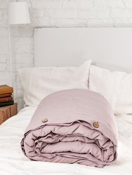 Linen duvet cover in Dusty Rose - Dusty Rose