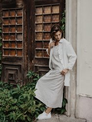 Linen Oversized Shirt Marrakesh