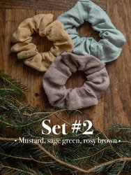 Linen Scrunchies