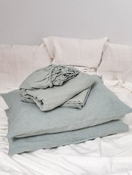 Linen sheets set in Sage Green - Sage Green