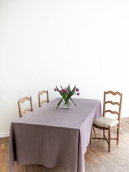 Linen tablecloth in Dusty Lavender