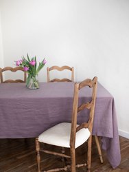 Linen tablecloth in Dusty Lavender