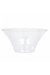Amscan Flared Plastic Food Presentation Bowl (Clear) (One Size) - Clear